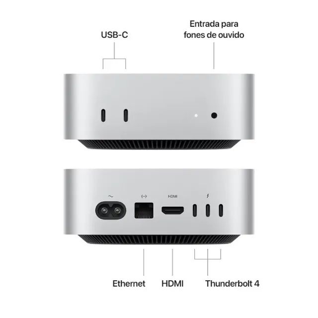 Mac Mini M4, 16GB de Ram, 512GB SSD - Computadores e Desktops Mac Mini M4, 16GB de Ram, 512GB SSD - Computadores e Desktops