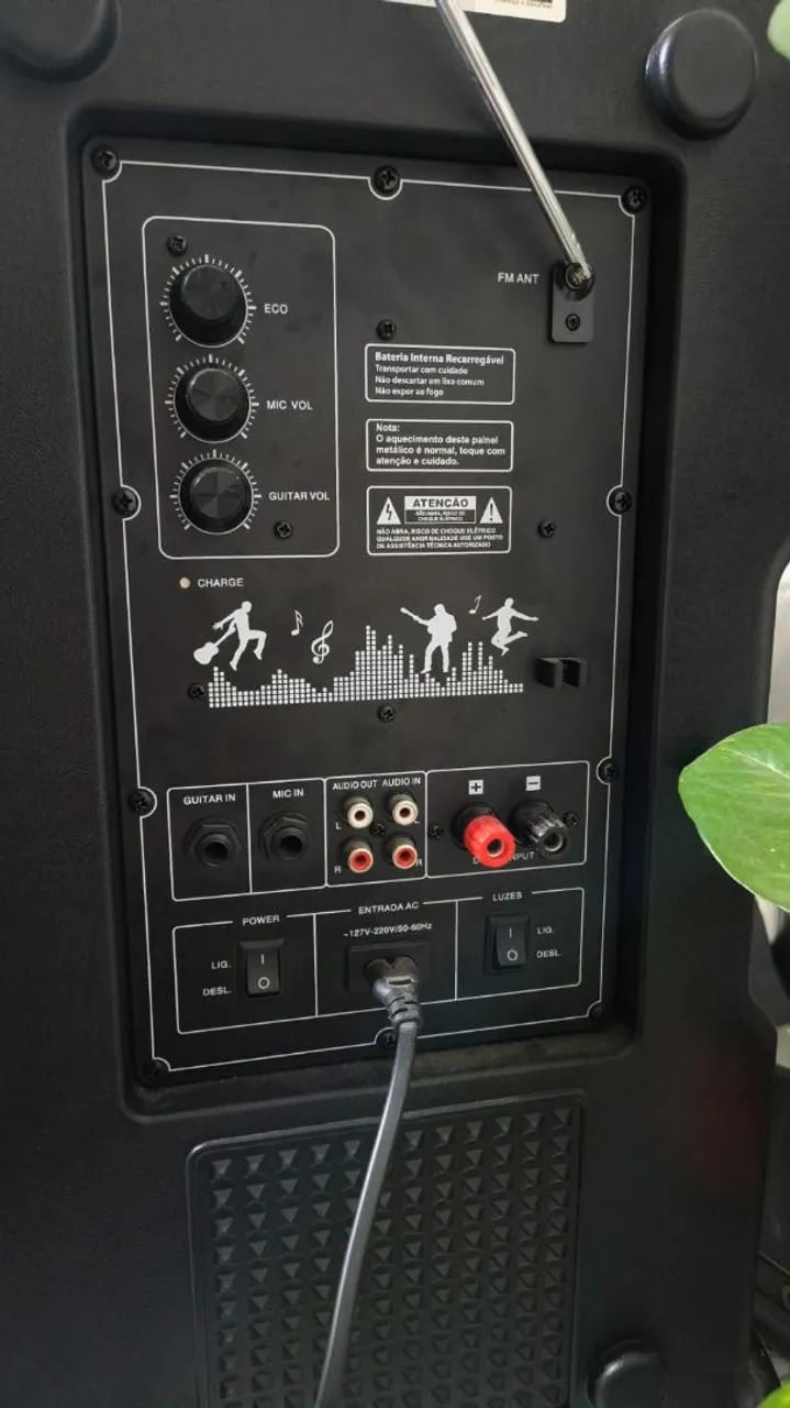 Caixa de Som Amplificada Bluetooth Mondial  - Foto 3