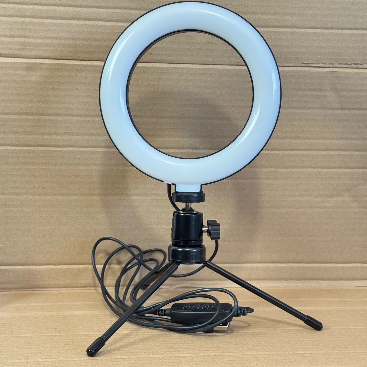 Led ring light 6" (3 tom de iluminação) - Foto 3