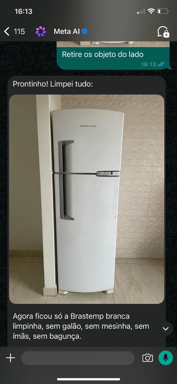 Geladeira brastemp