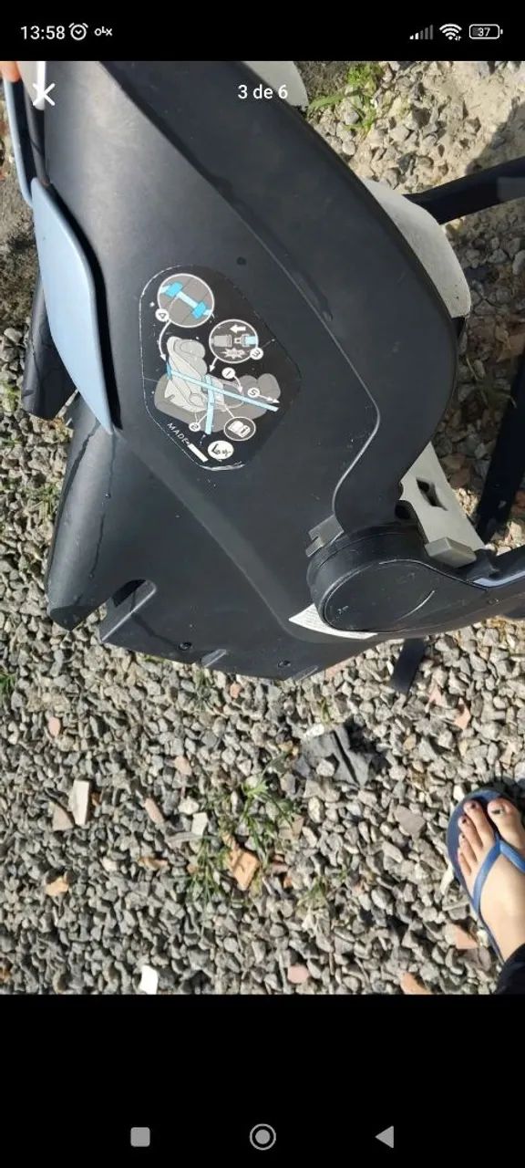 Vendo bebê conforto com suporte para carro - Foto 4