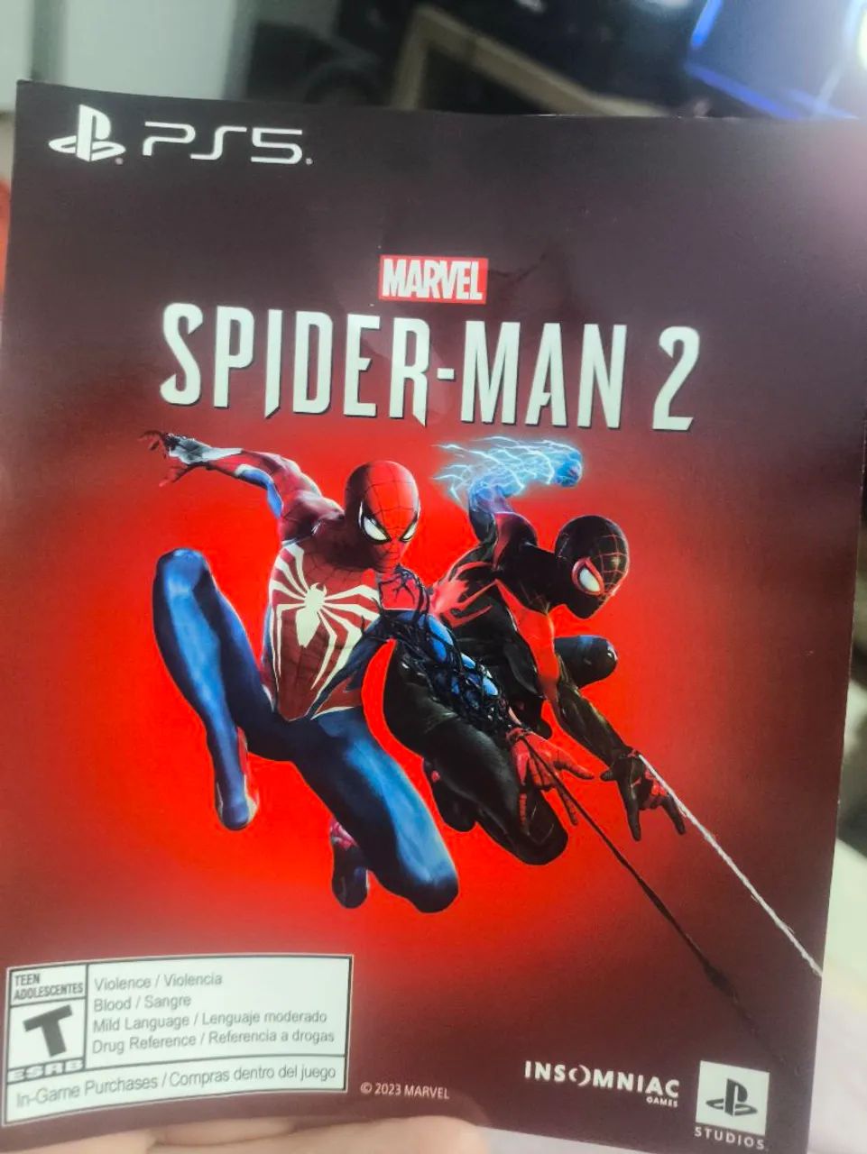 Spiderman 2 ps5