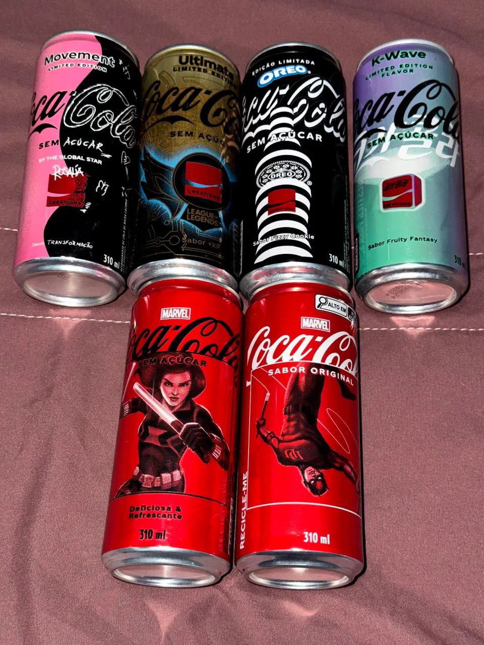Latinhas Coca Cola Marvel Edição Limitada - Produto de colecionador