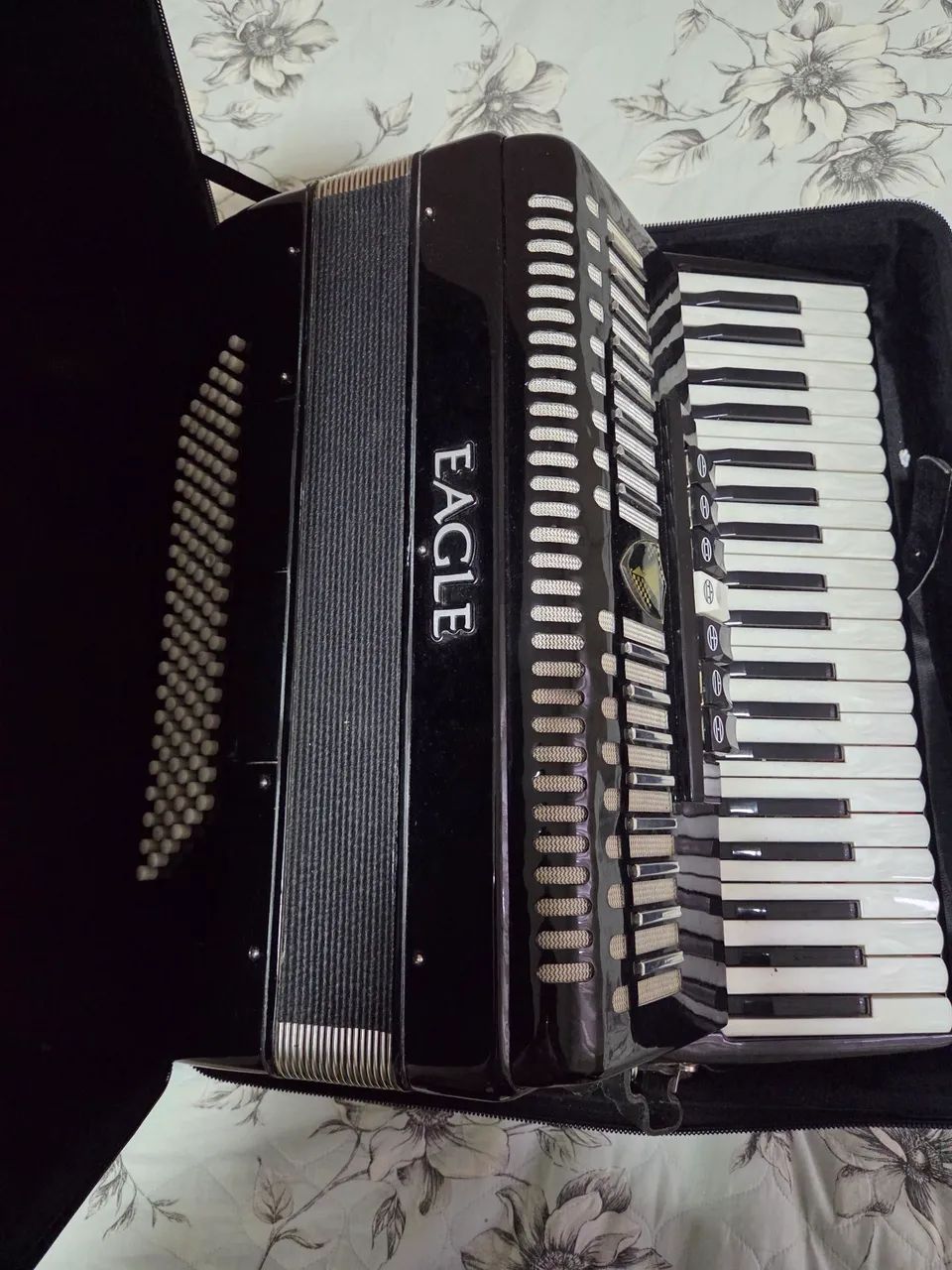 Acordeon eagle 120 baixos - Foto 4