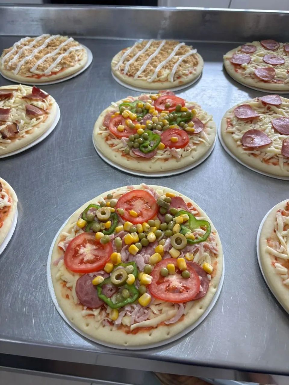 Pizzas e Massas congeladas