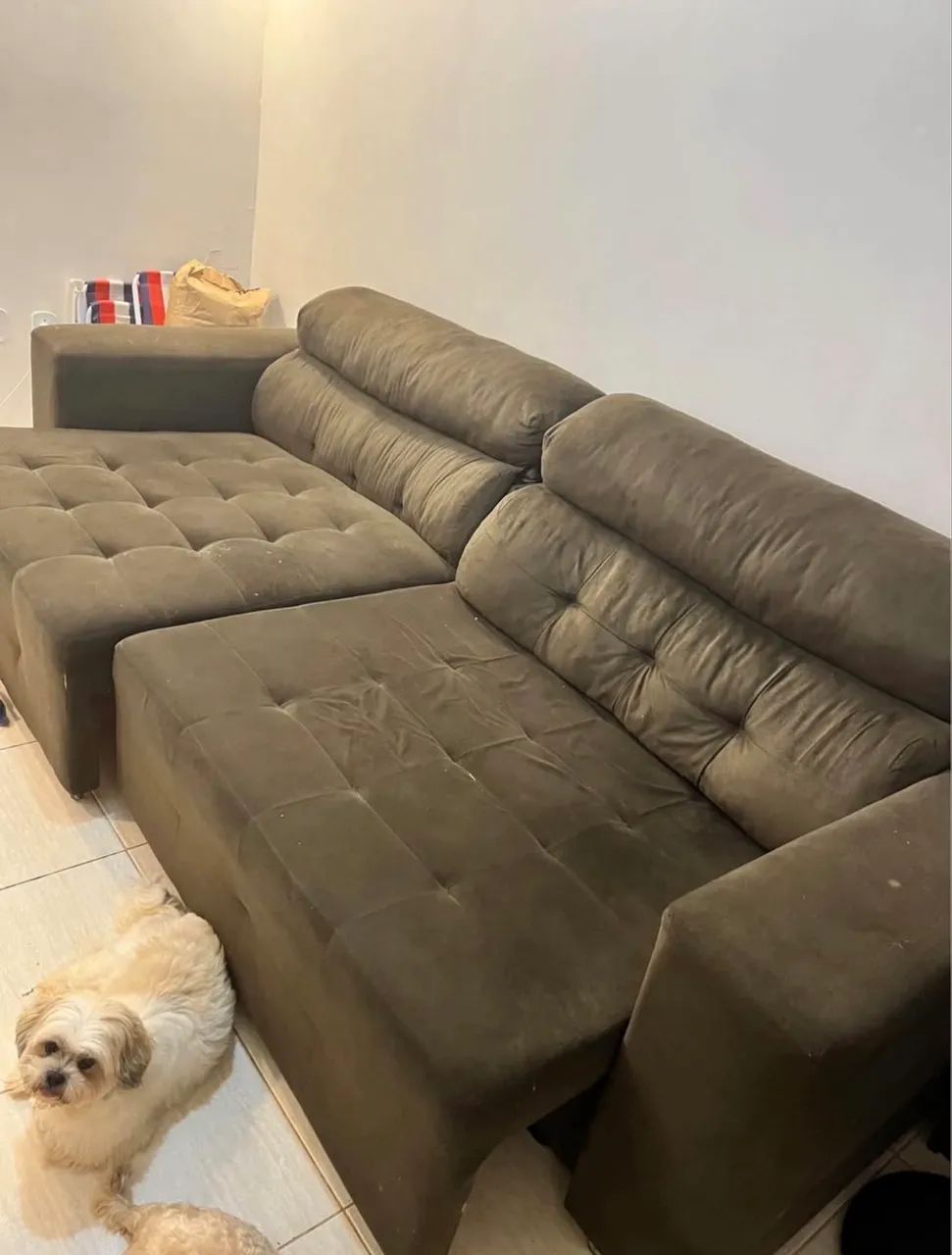 Sofá retrátil 4 lugares - Foto 3