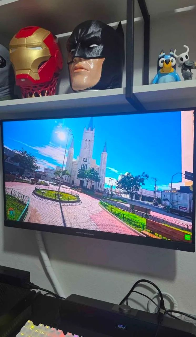 Monitor 27" polegadas FullHD (1920x1080p) 180hz, DisplayPort e 2 HDMI, painel IPS, 1ms, PC - Foto 3