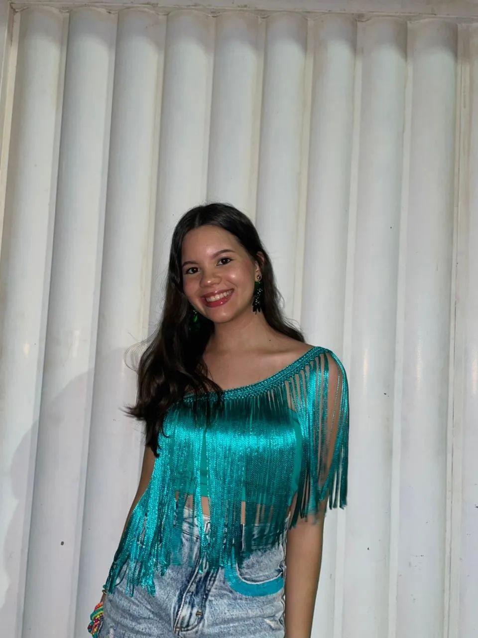 Blusa de franjas para o carnaval  - Foto 2