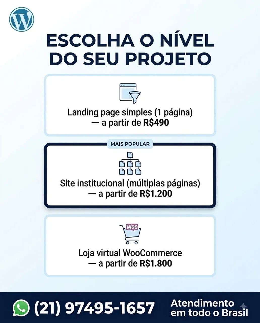 Criação de Sites e Lojas Virtuais em WordPress * A partir de R$490 - Foto 3