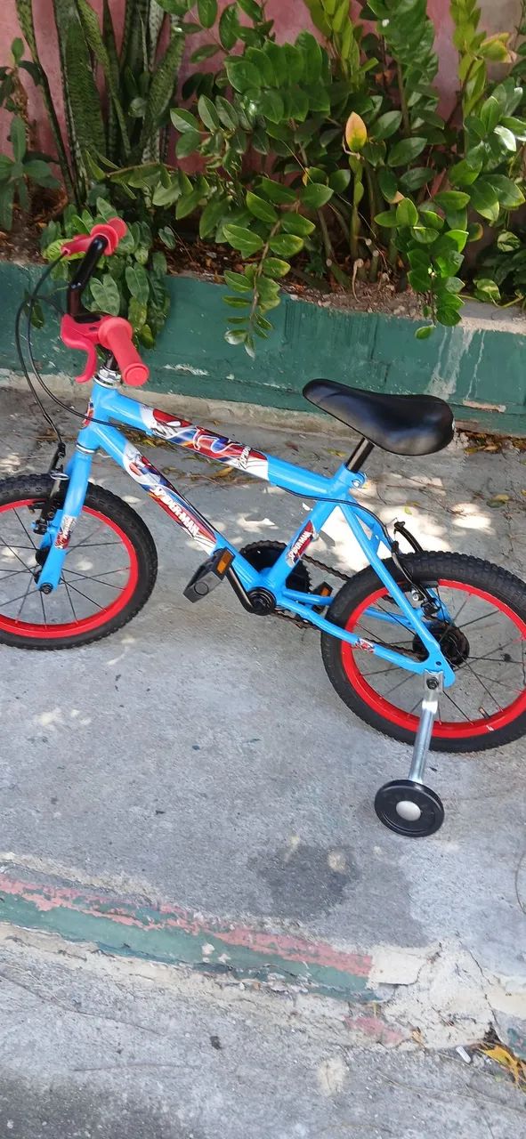 Bicicleta aro 16 cor azul  - Foto 5