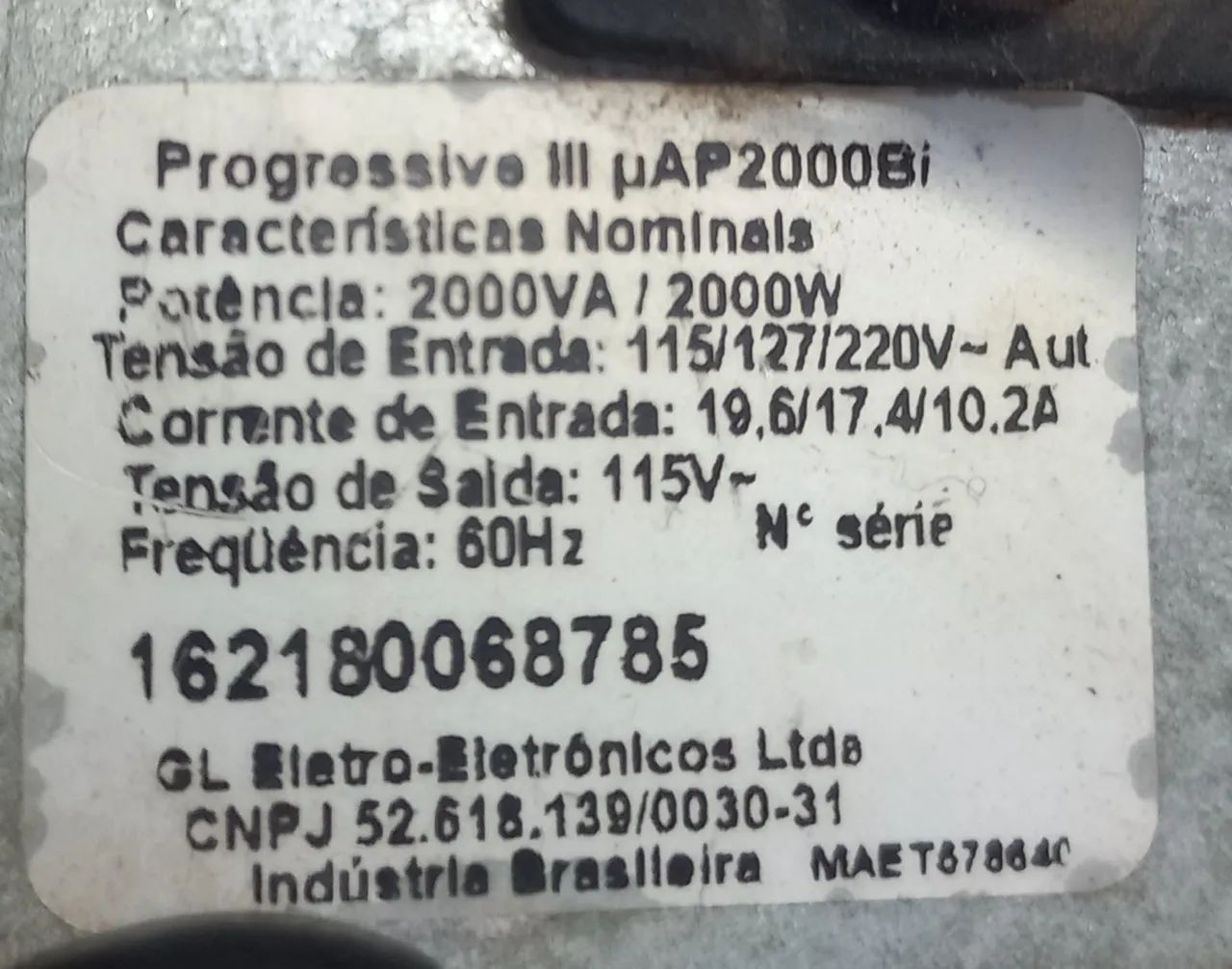 ESTABILIZADOR SMS Progressive III 2000VA (Bivolt) - Foto 5