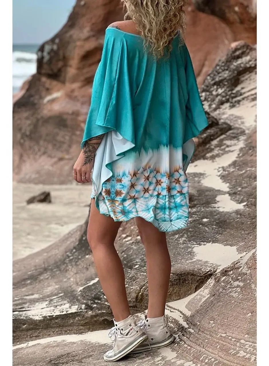 Kaftan estampado concha Sto.Daime - Foto 3
