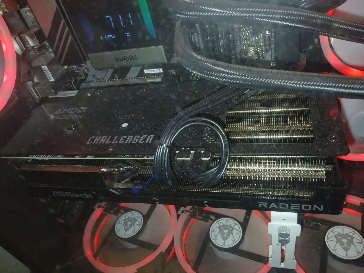 Rx 9070xt asrock challenger seminova - Foto 3