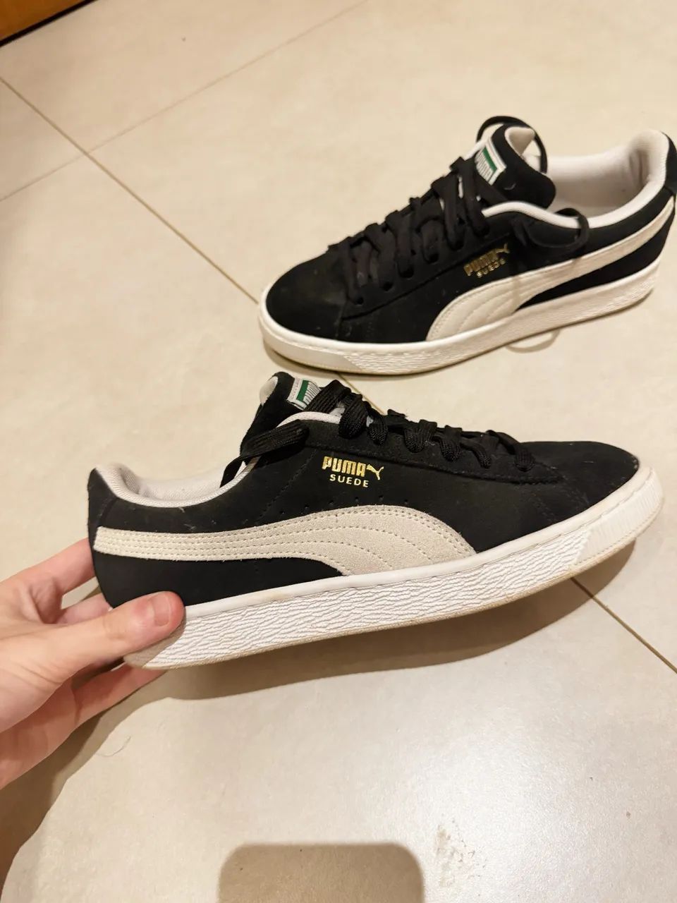 tênis puma suede preto original