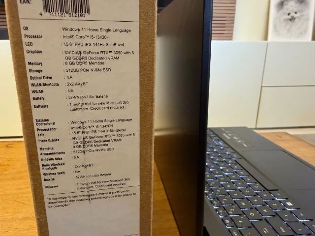 Notebook Acer Nitro V15 RTX 3050 - IMPECÁVEL! - Foto 5