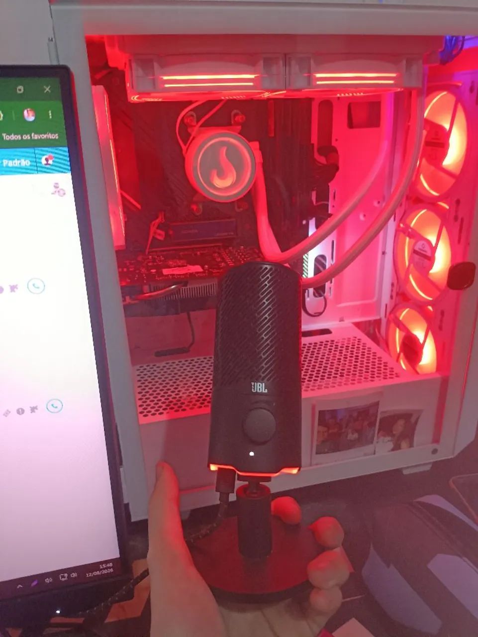 Microfone de mesa JBL Quantum Stream