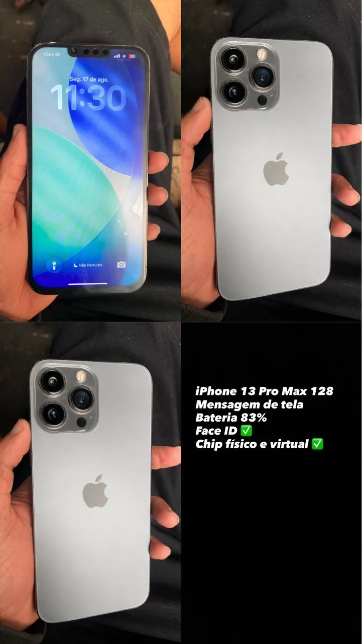 iPhone 13 Pro Max 128gb - Celulares e Smartphones - Cidade Nova