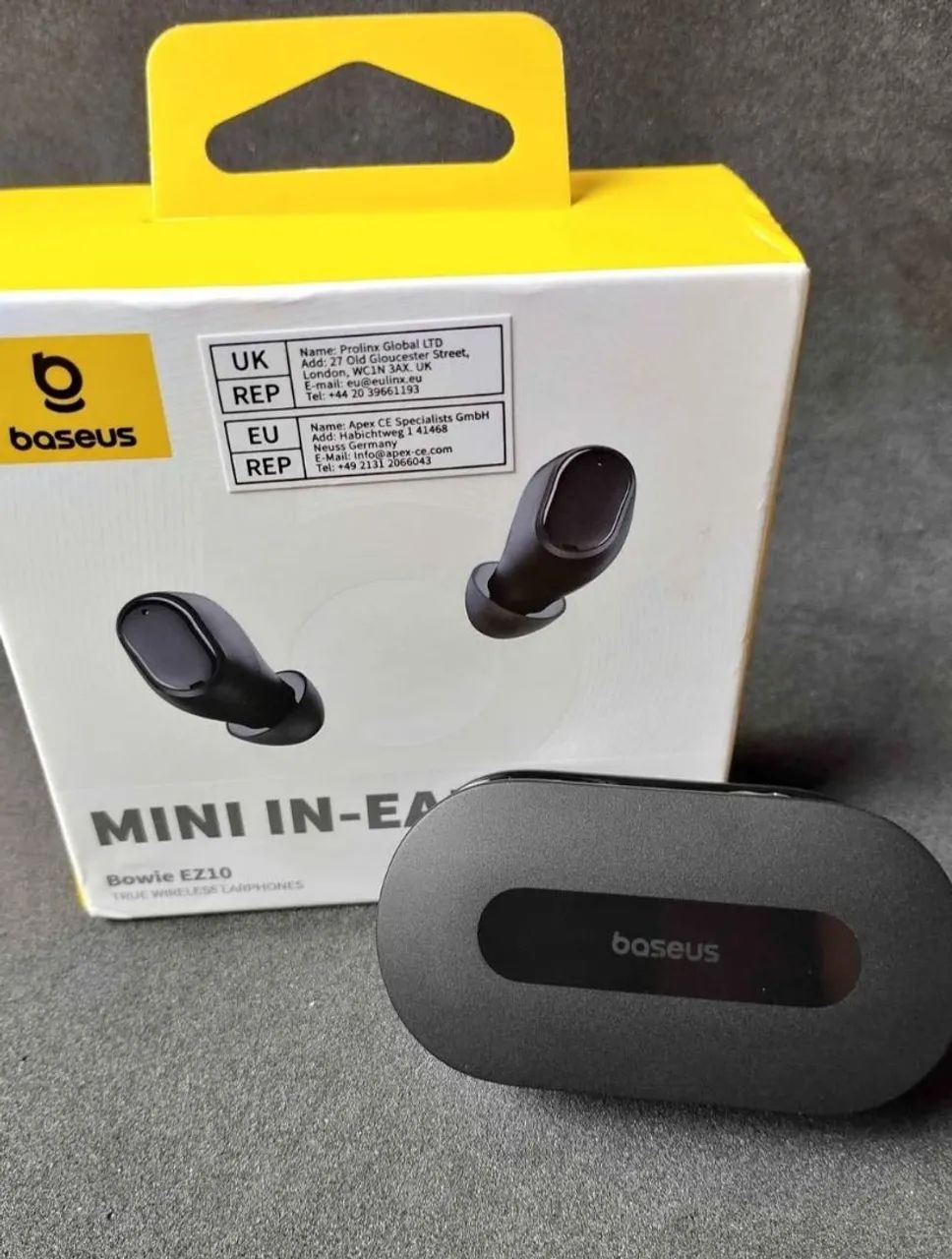 FONE BLUETOOTH BASEUS EZ10 - PRETO - Foto 2