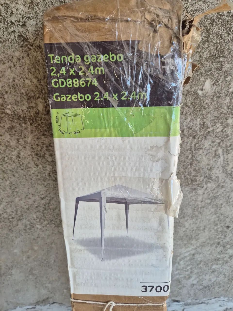 Tenda Gazebo 2,4m x 2,4m - Completa - Foto 4