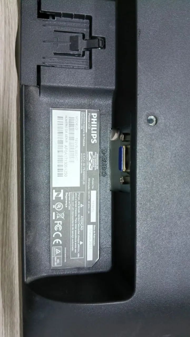 Monitor LCD Philips 18.5 Polegadas  - Foto 3