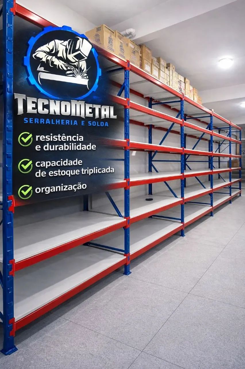 Prateleiras Metálicas para Loja, mini pallet,porta pallet  - Foto 4