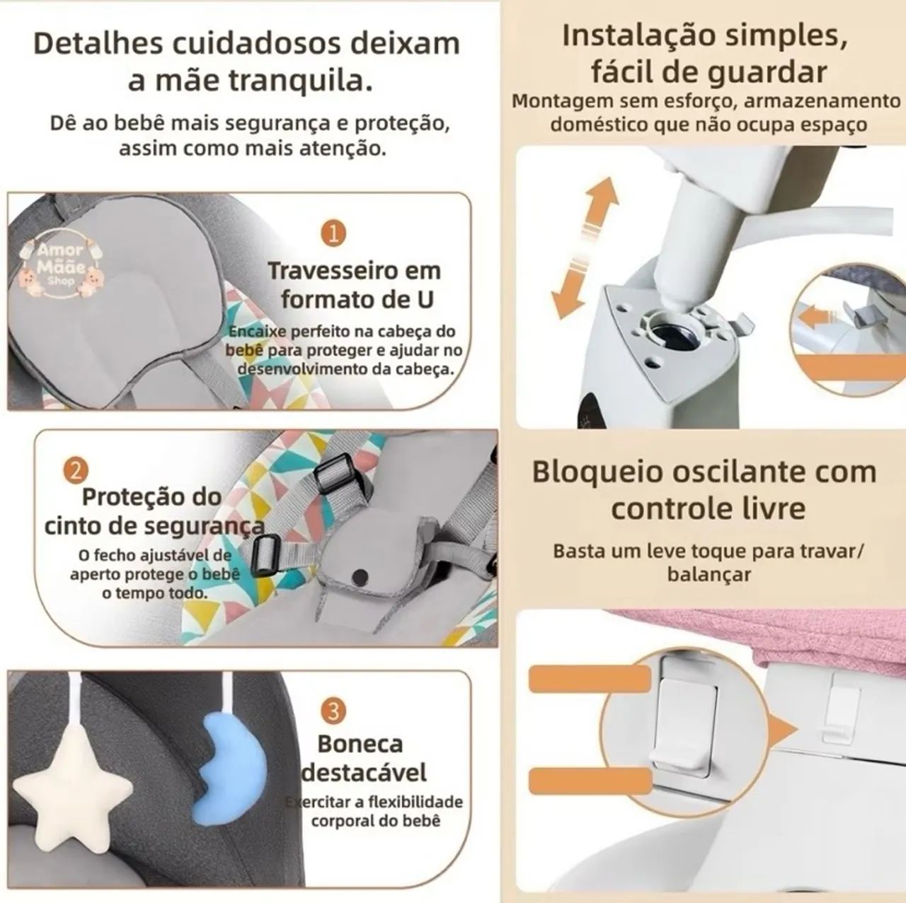 Cadeira descanso / Alimentação  - Foto 2