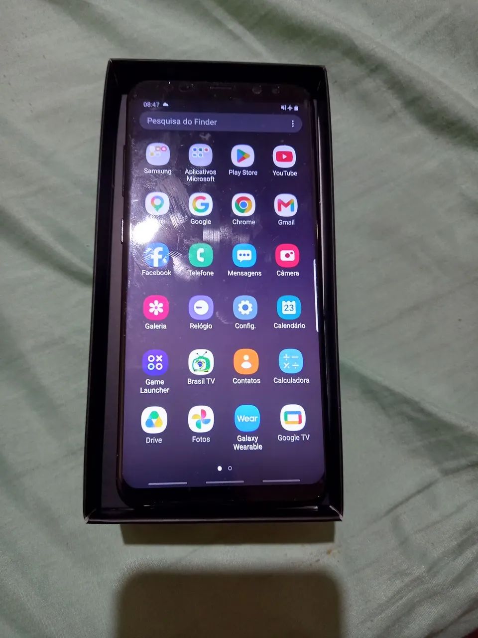 Celular samsung S8 modelo SM-G955FD tem nota fiscal. 