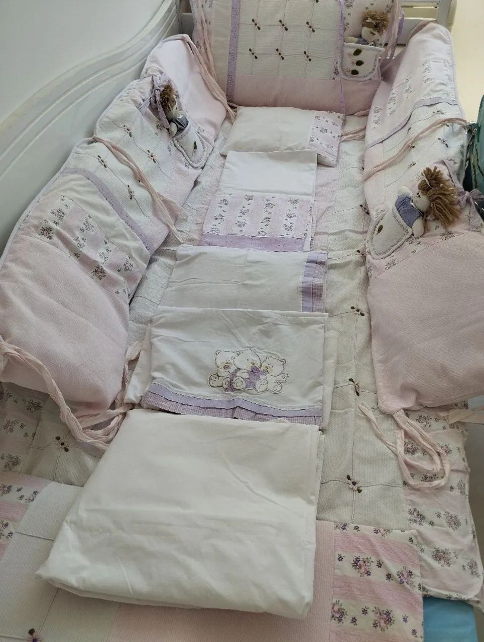 Vendo kit para berço 11 peças - Foto 4
