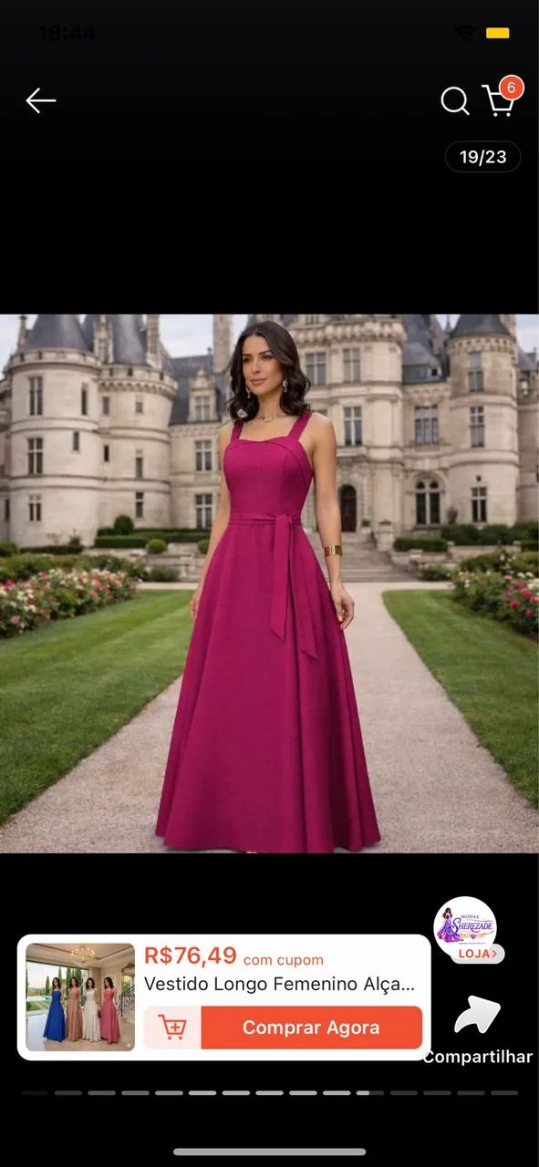 Vestido Vinho  - Foto 2