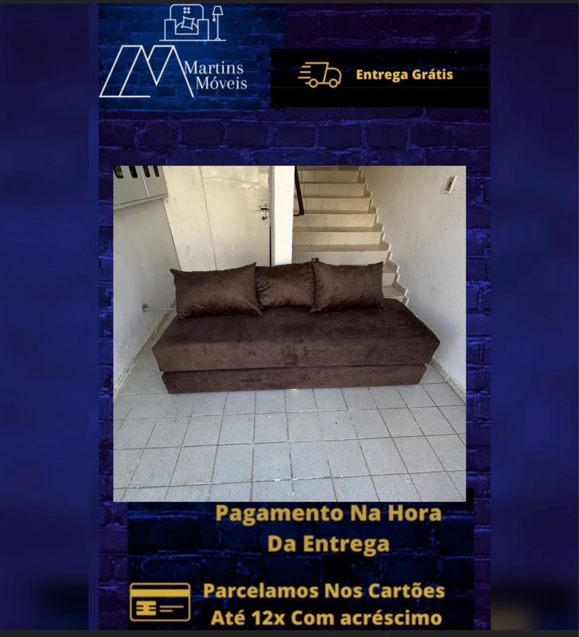 GRANDE PROMOÇÃO*SOFÁ BICAMA ENTREGA GRÁTIS ACEITA CARTÃO  - Foto 2