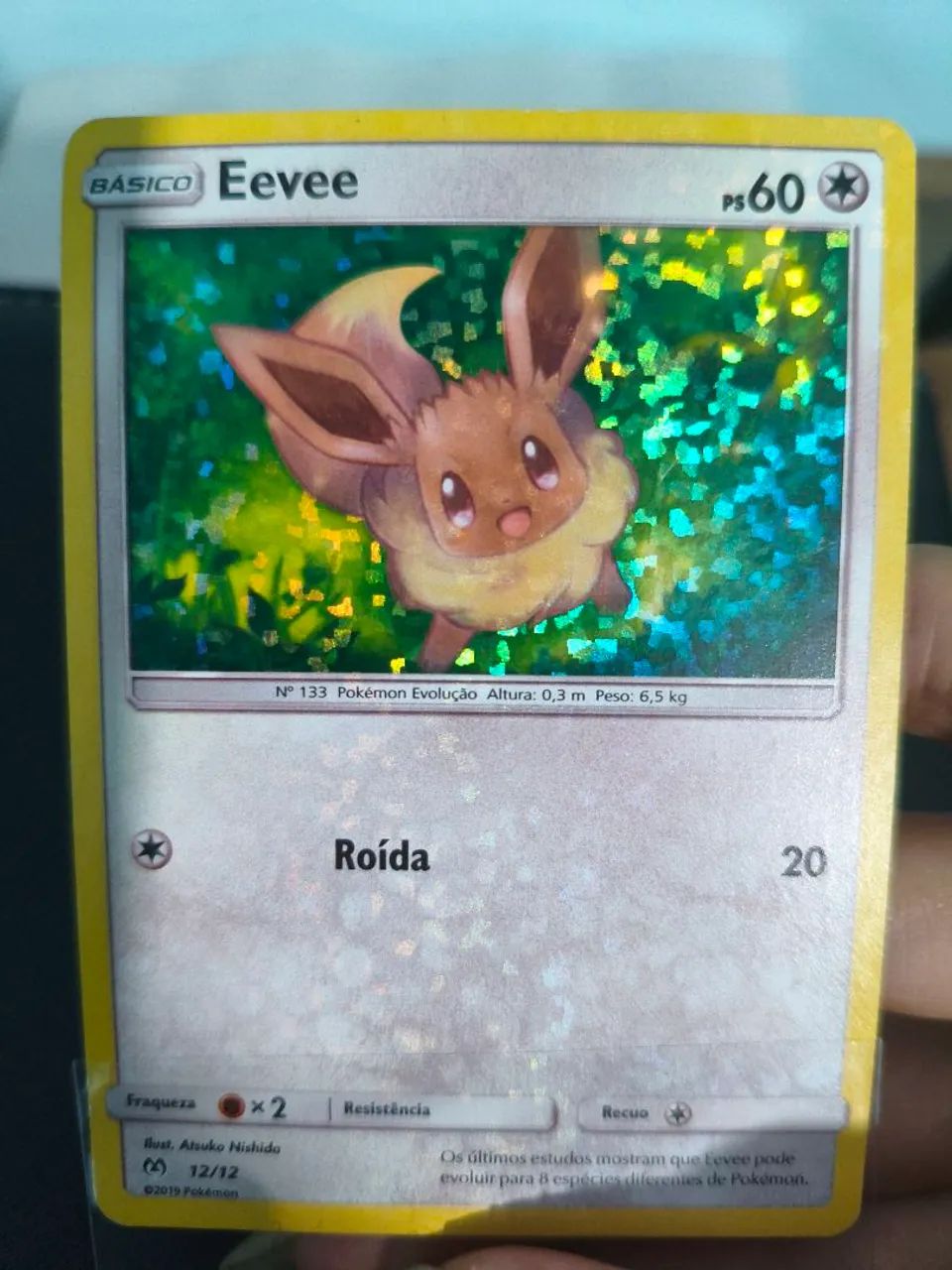 Carta TCG Eevee 2019 12/12  - Foto 3