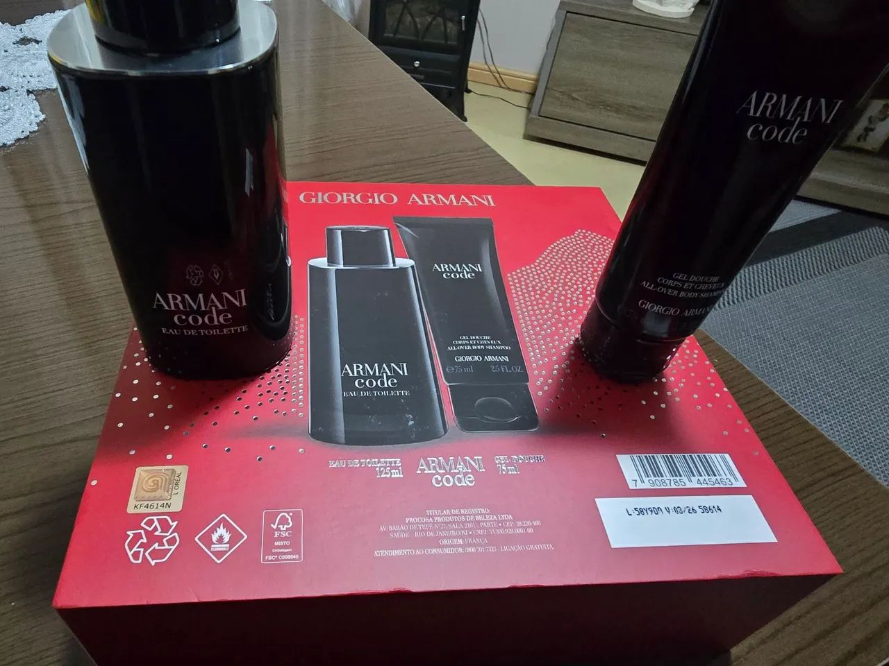 Kit Armani code 125 ml 