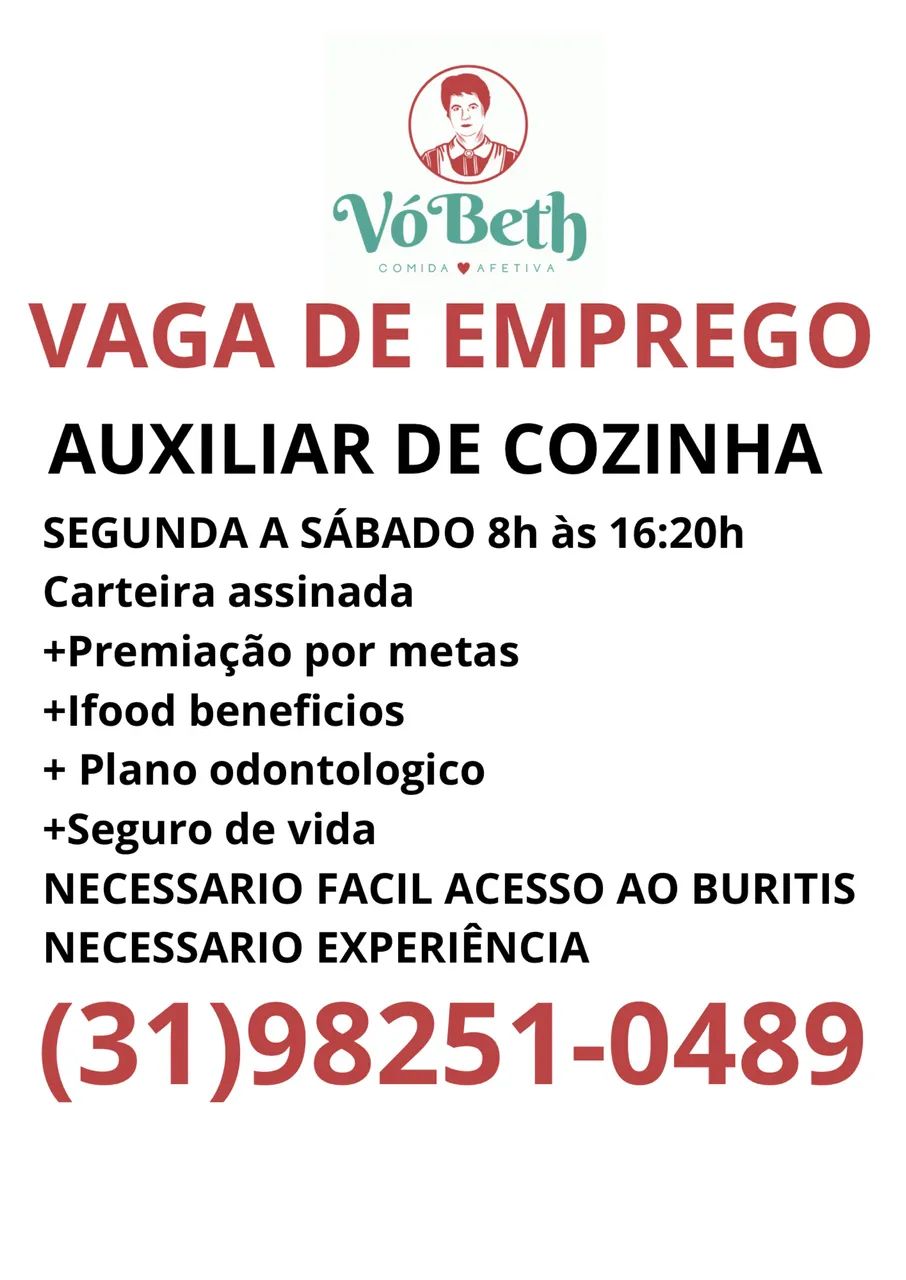 VAGA DE EMPREGO 