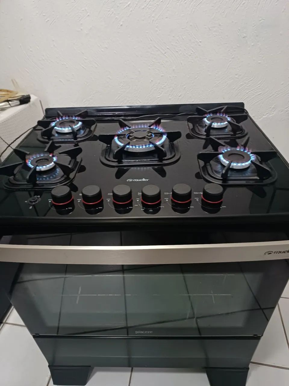 Fogão automático total tripla chama 