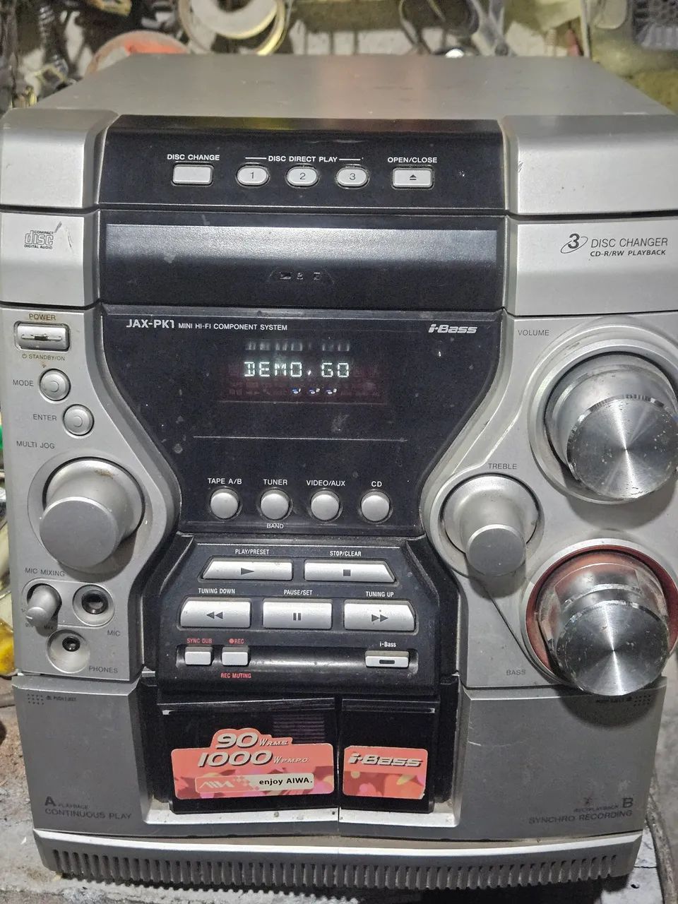 Mini system aiwa 