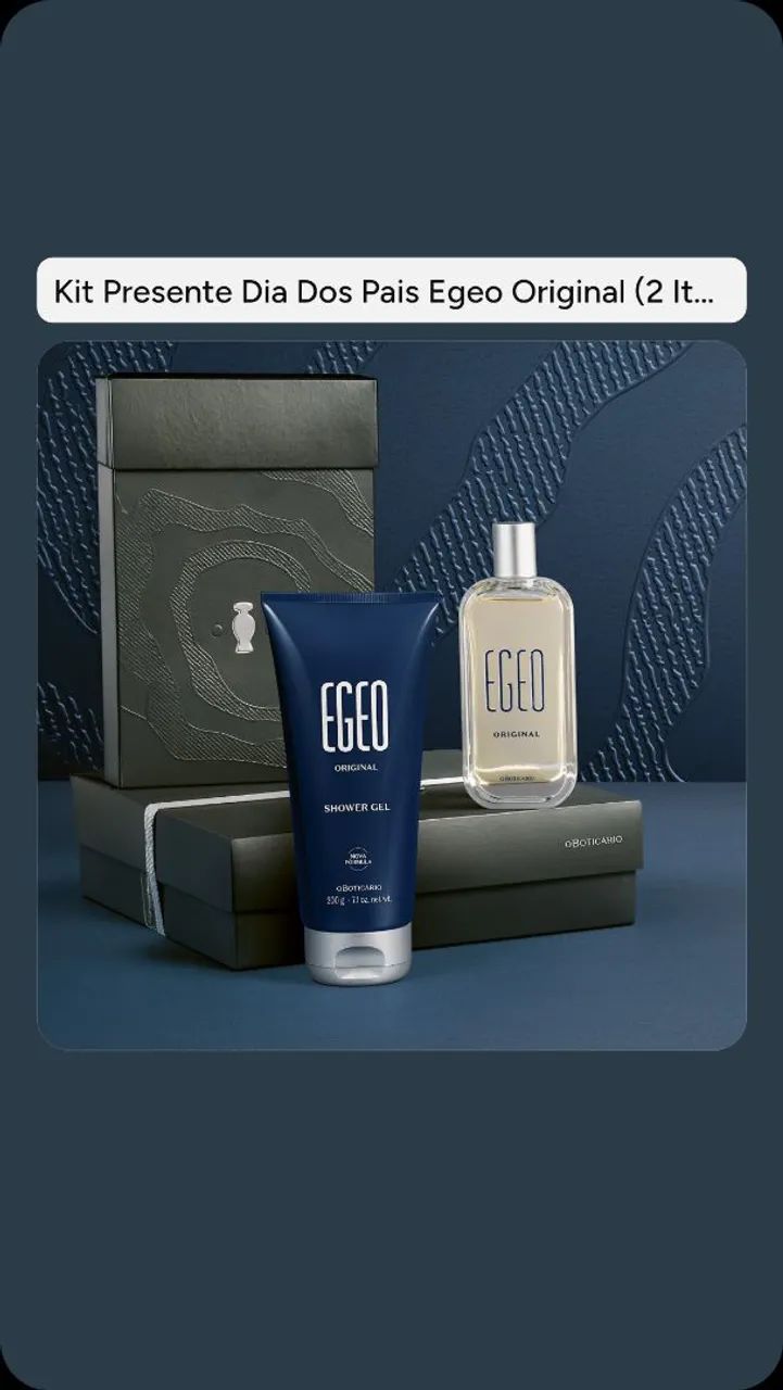 Kit Egeo Presente Masculino 