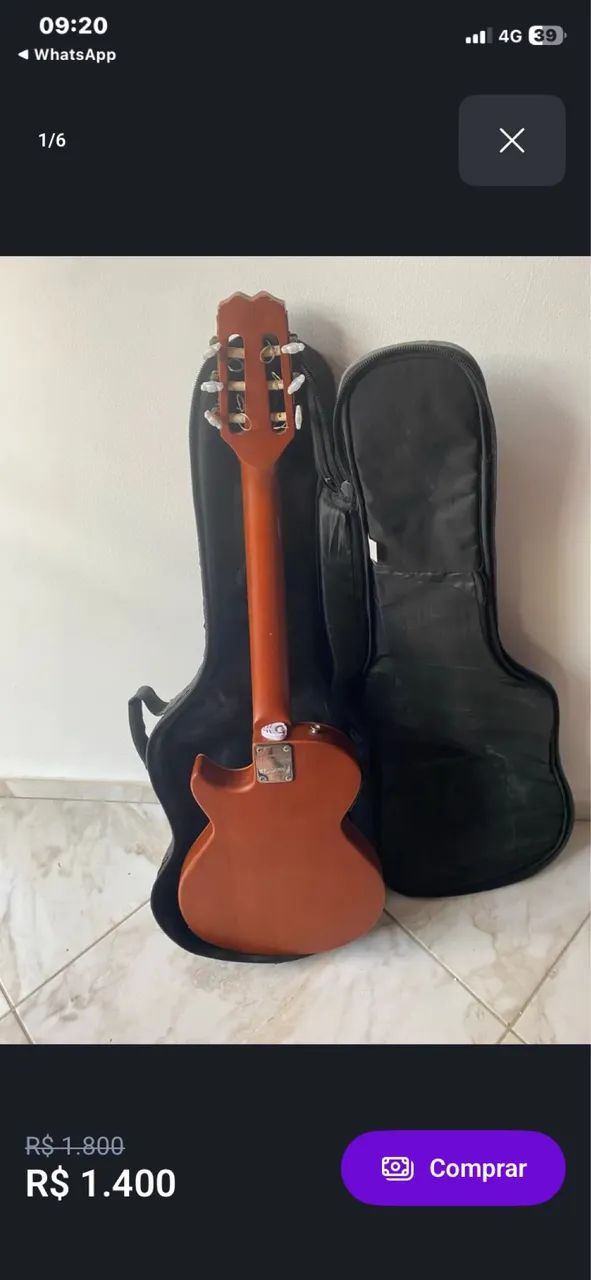 Violão naylon flat Tagima - Foto 4