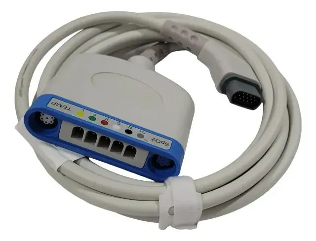 Cabo Tronco Multimed Drager Siemens ECG 5 Vias - Foto 3