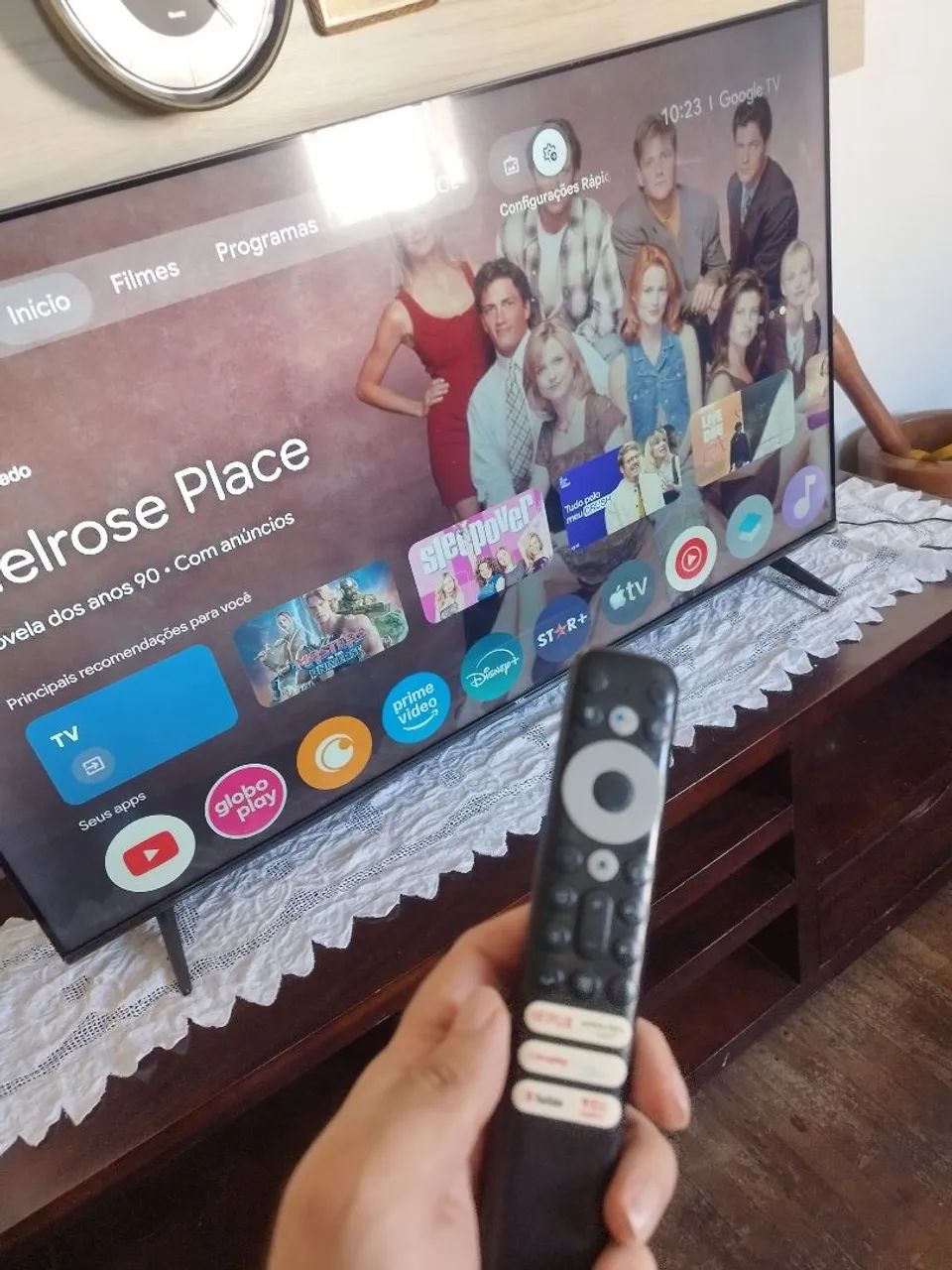 TV Smart TCL LED 4k 55polegadas semi nova por apenas 1300 - Foto 2