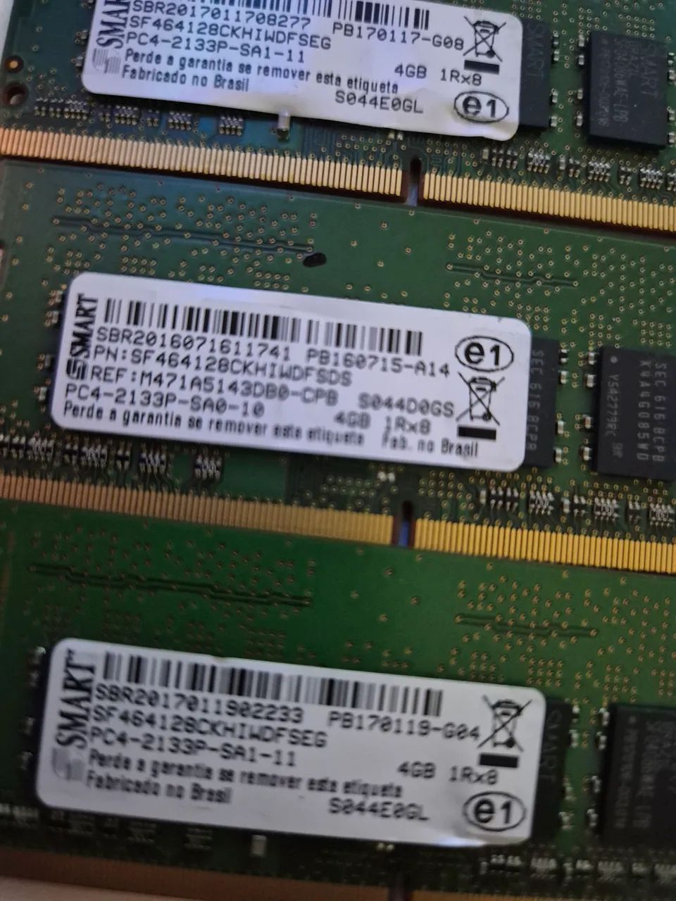 Memória DDR4 4gb 