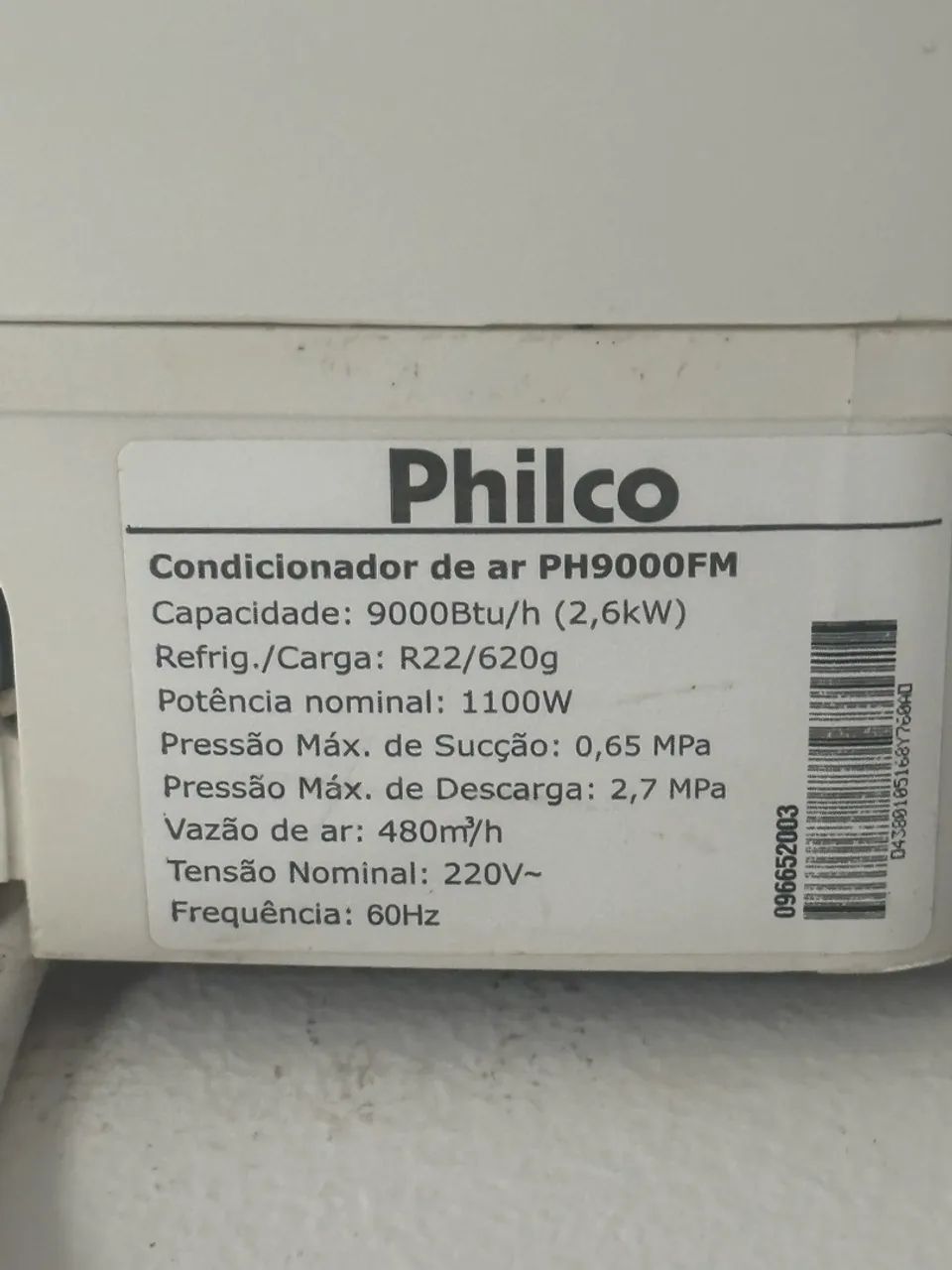 Ar condicionado Philco  9000 btus - Foto 4