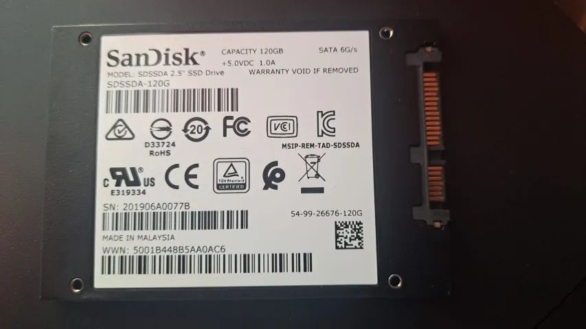 ssd sandisk 120 GB - Foto 2