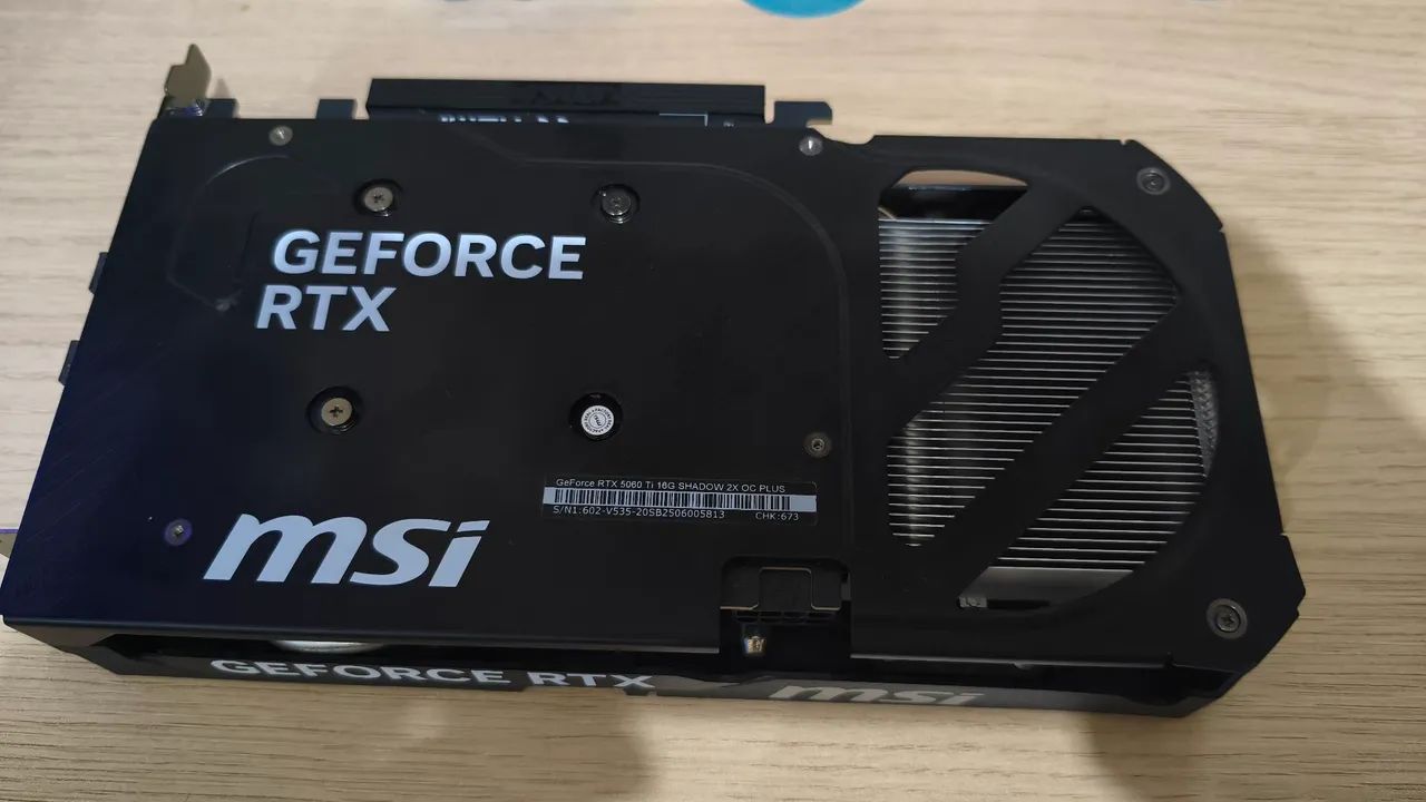 Placa de vídeo RTX 5060ti 16GB MSI - Foto 4