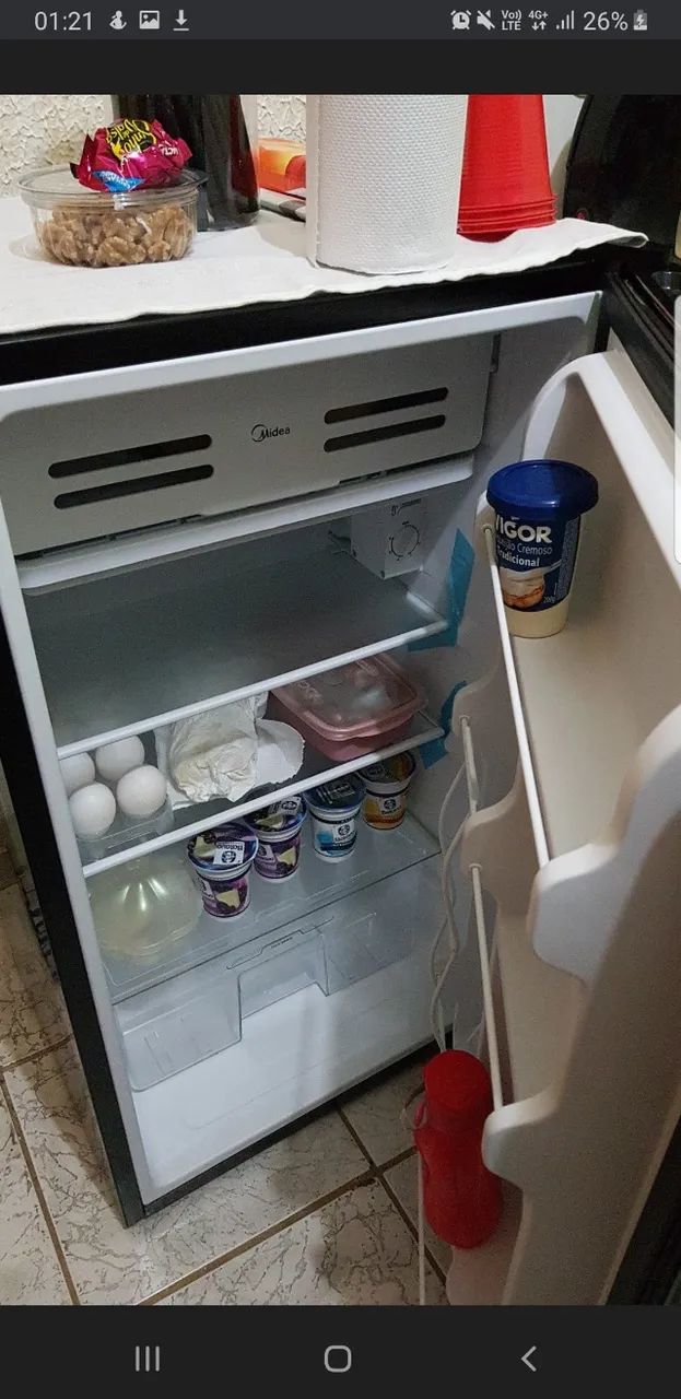 Frigobar 93L INOX 127V Midea - Foto 2