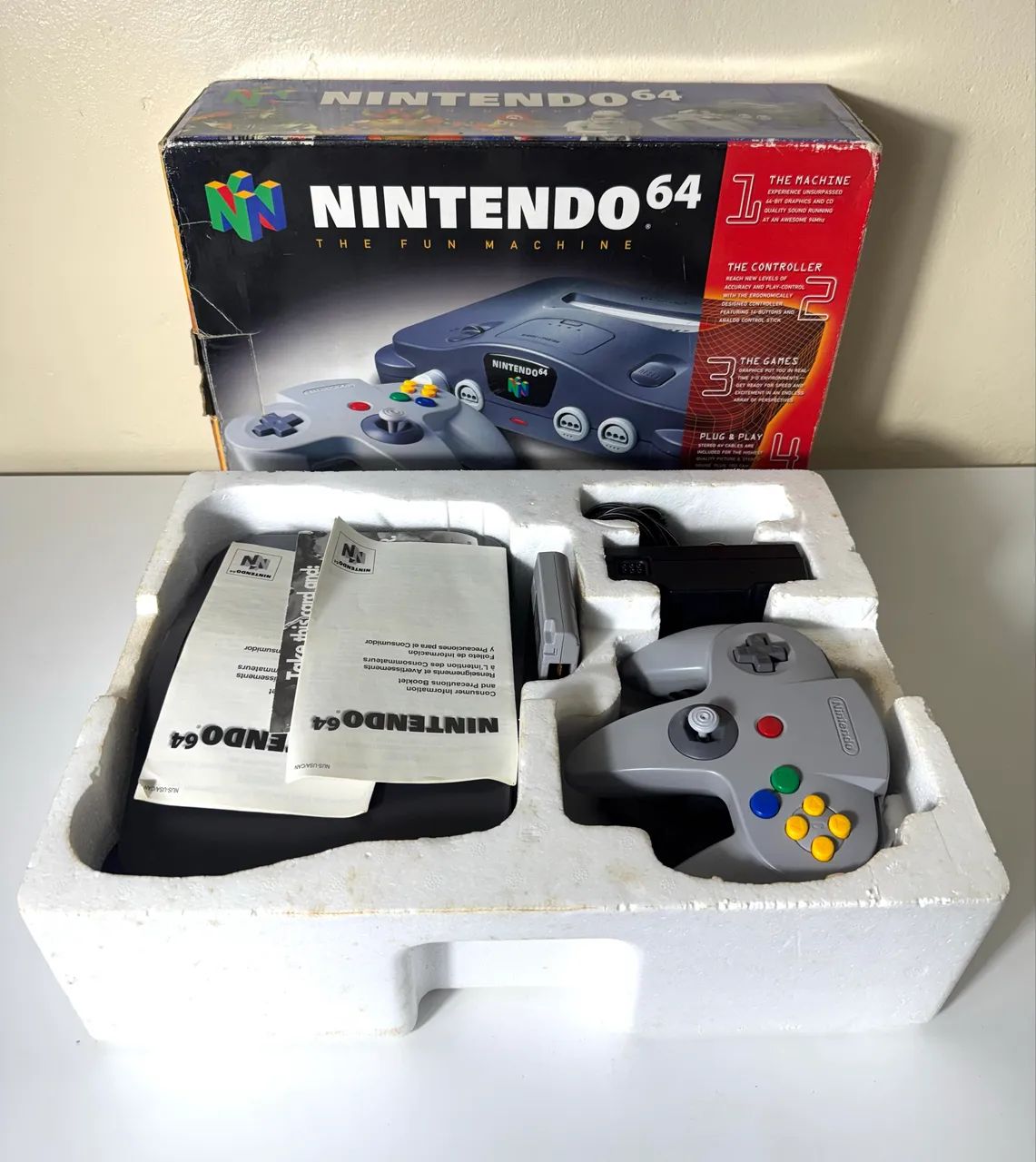 Nintendo 64 americano impecável 
