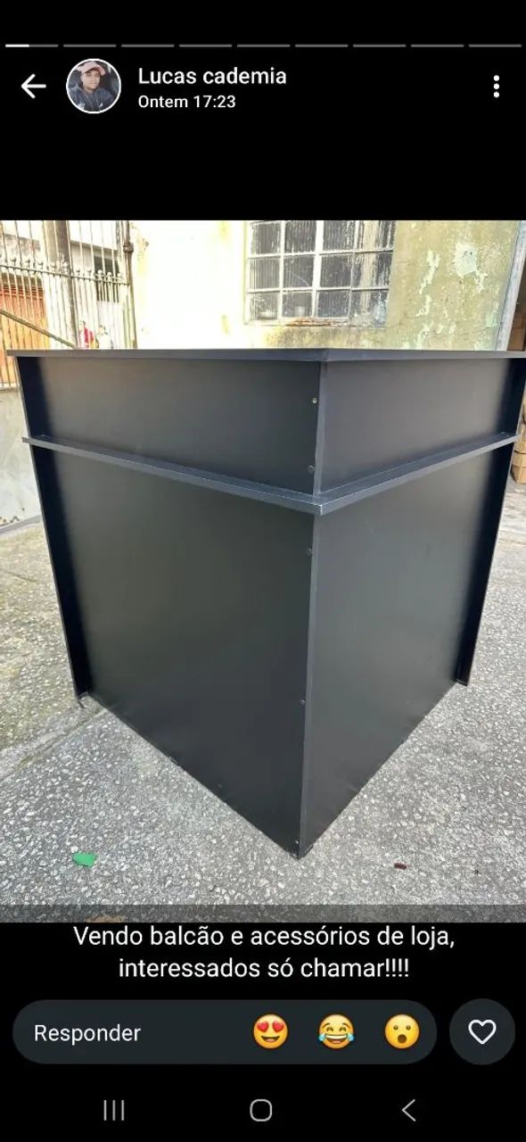 Balcão Preto para loja em MDF - Foto 2
