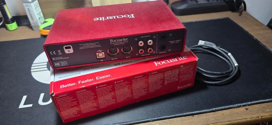 DTM・DAW Focusrite Scarlett 2i4 Interface de Audio Focusrite Scarlett 2i4 2ND Geração - AC0326