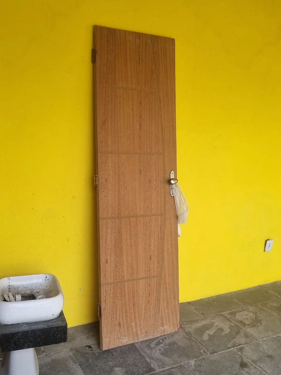 Porta de madeira 0,60 cm para quarto e banheiro
