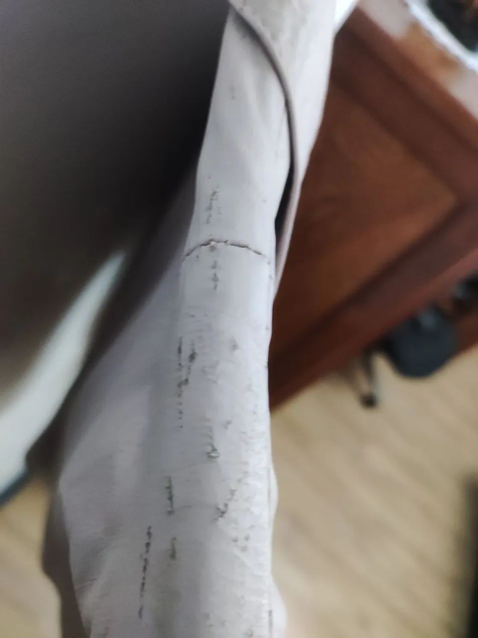 Casaco de couro rosé tamanho M - Foto 2