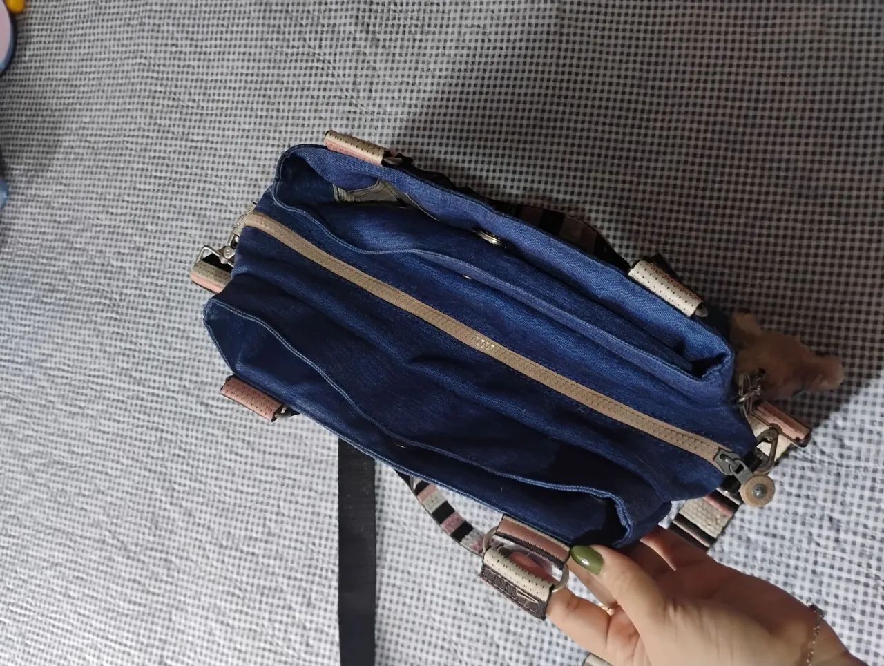 Bolsa transversal azul - Foto 4